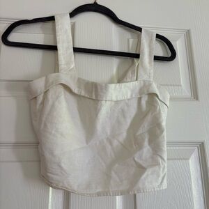 Abercrombie Linen Tank Top